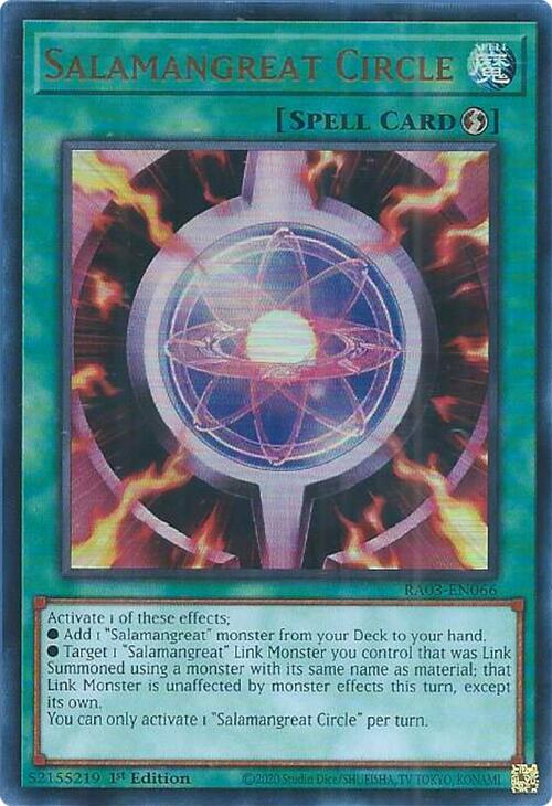 Salamangreat Circle (UR) [RA03-EN066] Ultra Rare | Mega City Incorporated