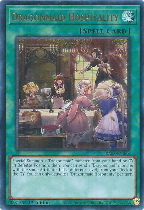 Dragonmaid Hospitality (UR) [RA03-EN068] Ultra Rare | Mega City Incorporated