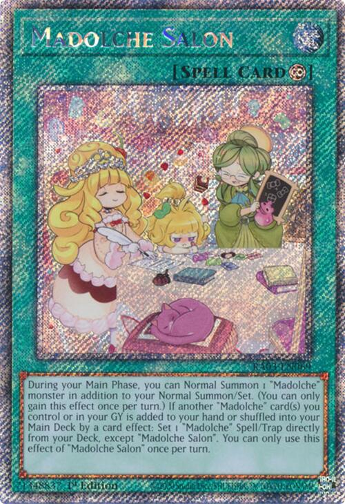 Madolche Salon (Platinum Secret Rare) [RA03-EN069] Platinum Secret Rare | Mega City Incorporated