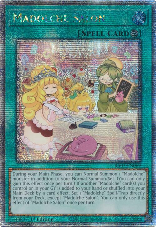 Madolche Salon (Quarter Century Secret Rare) [RA03-EN069] Quarter Century Secret Rare | Mega City Incorporated