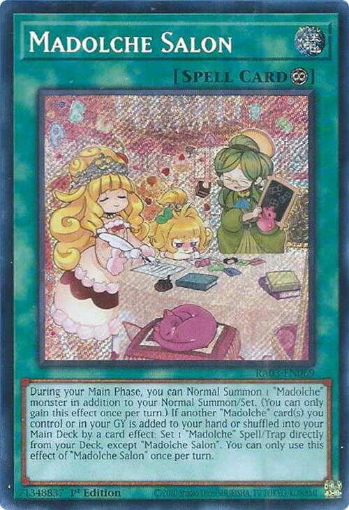 Madolche Salon (Secret Rare) [RA03-EN069] Secret Rare | Mega City Incorporated