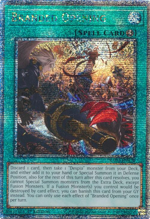 Branded Opening (Quarter Century Secret Rare) [RA03-EN070] Quarter Century Secret Rare | Mega City Incorporated