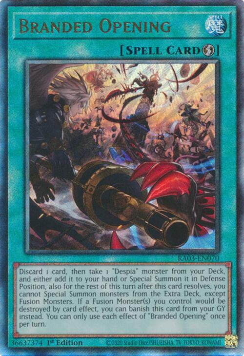 Branded Opening (UTR) [RA03-EN070] Prismatic Ultimate Rare | Mega City Incorporated