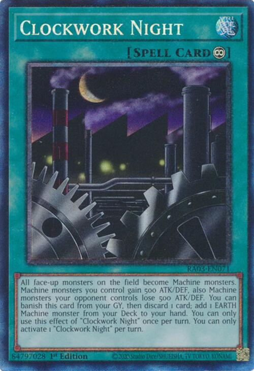 Clockwork Night (CR) [RA03-EN071] Prismatic Collector's Rare | Mega City Incorporated