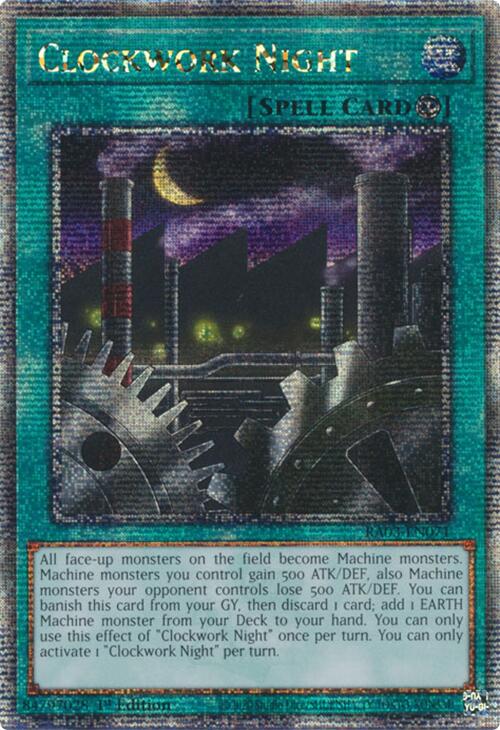 Clockwork Night (Quarter Century Secret Rare) [RA03-EN071] Quarter Century Secret Rare | Mega City Incorporated