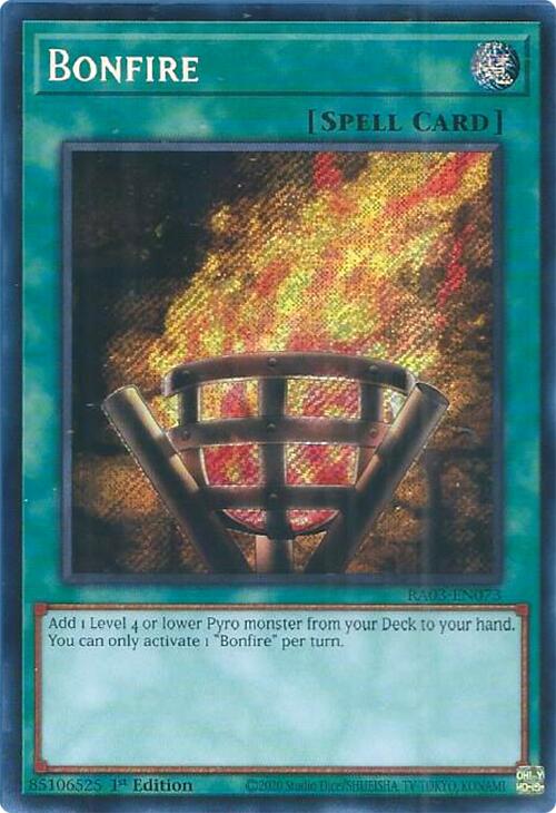 Bonfire (Secret Rare) [RA03-EN073] Secret Rare | Mega City Incorporated