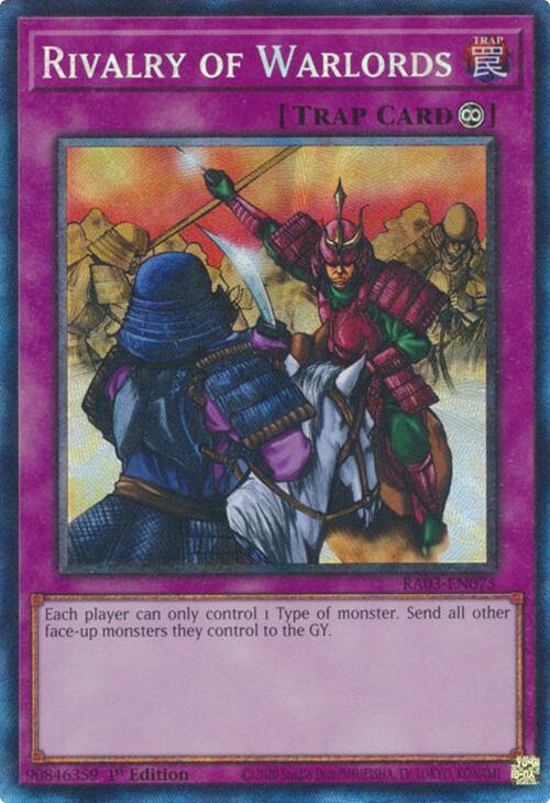 Rivalry of Warlords (CR) [RA03-EN075] Prismatic Collector's Rare | Mega City Incorporated