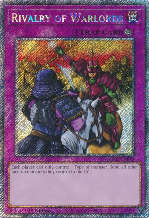 Rivalry of Warlords (Platinum Secret Rare) [RA03-EN075] Platinum Secret Rare | Mega City Incorporated