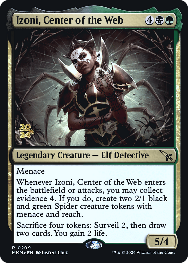 Izoni, Center of the Web [Murders at Karlov Manor Prerelease Promos] | Mega City Incorporated