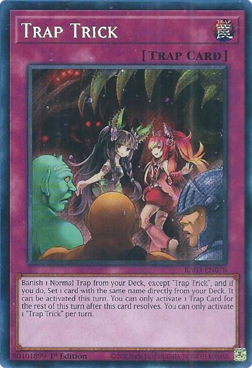 Trap Trick (Secret Rare) [RA03-EN078] Secret Rare | Mega City Incorporated