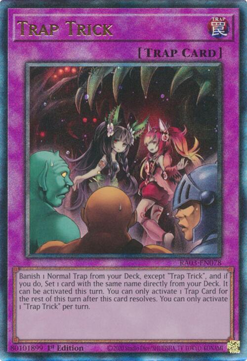 Trap Trick (UTR) [RA03-EN078] Prismatic Ultimate Rare | Mega City Incorporated