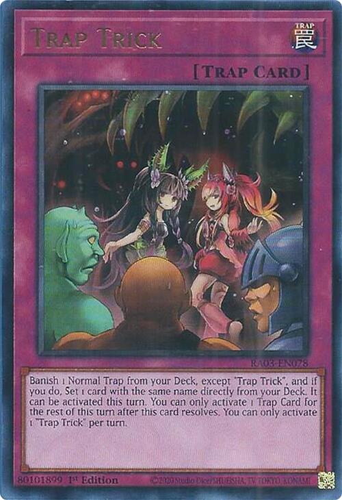 Trap Trick (UR) [RA03-EN078] Ultra Rare | Mega City Incorporated