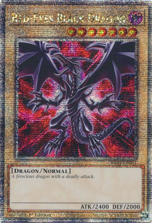 Red-Eyes Black Dragon (Quarter Century Secret Rare) [RA03-EN081] Quarter Century Secret Rare | Mega City Incorporated