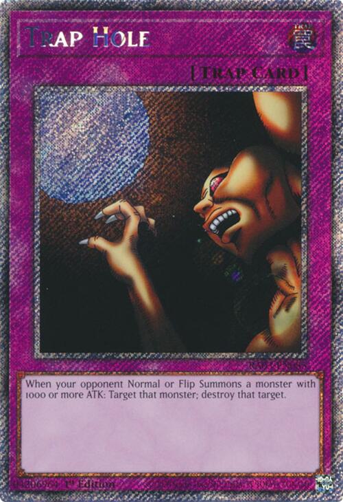 Trap Hole (Platinum Secret Rare) [RA03-EN085] Platinum Secret Rare | Mega City Incorporated