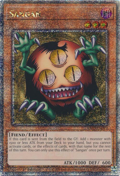 Sangan (Quarter Century Secret Rare) [RA03-EN089] Quarter Century Secret Rare | Mega City Incorporated