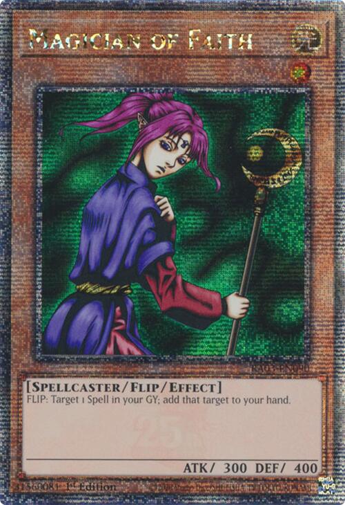 Magician of Faith (Quarter Century Secret Rare) [RA03-EN090] Quarter Century Secret Rare | Mega City Incorporated