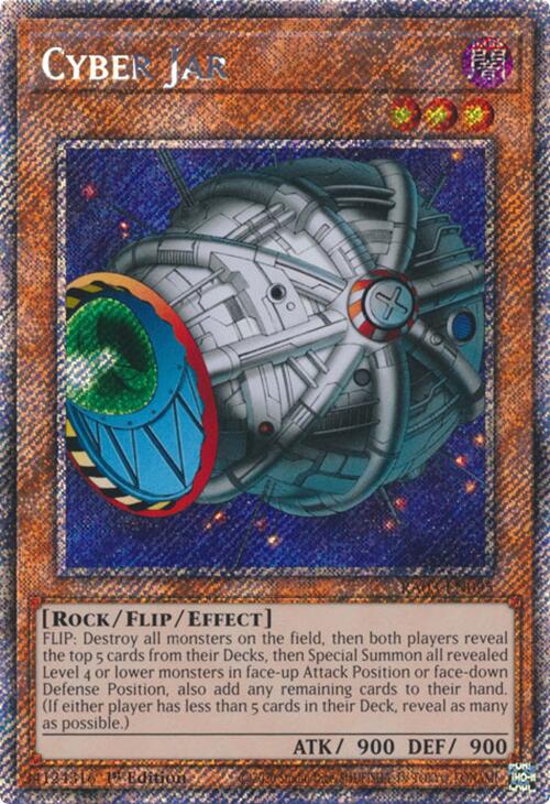 Cyber Jar (Platinum Secret Rare) [RA03-EN095] Platinum Secret Rare | Mega City Incorporated