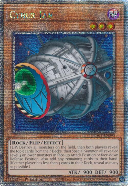 Cyber Jar (Quarter Century Secret Rare) [RA03-EN095] Quarter Century Secret Rare | Mega City Incorporated