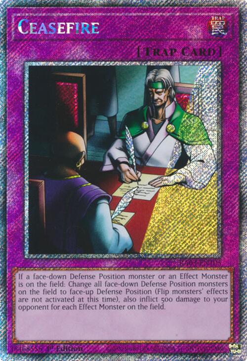 Ceasefire (Platinum Secret Rare) [RA03-EN105] Platinum Secret Rare | Mega City Incorporated