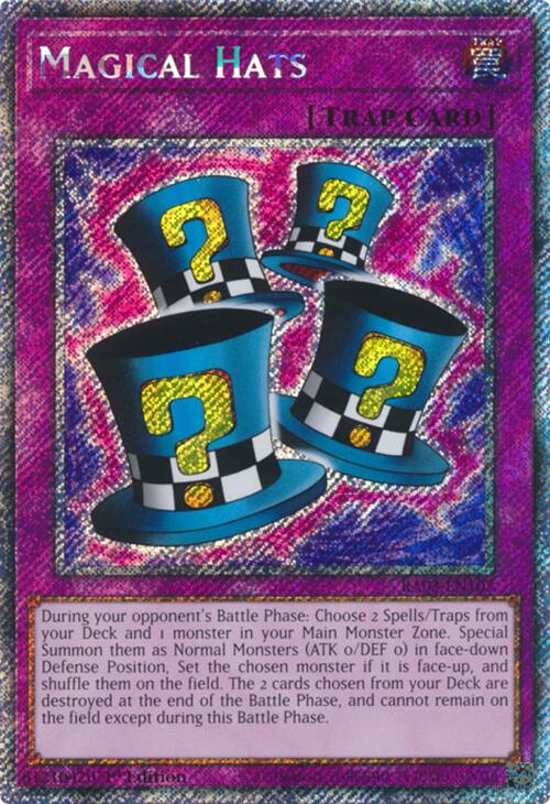 Magical Hats (Platinum Secret Rare) [RA03-EN107] Platinum Secret Rare | Mega City Incorporated