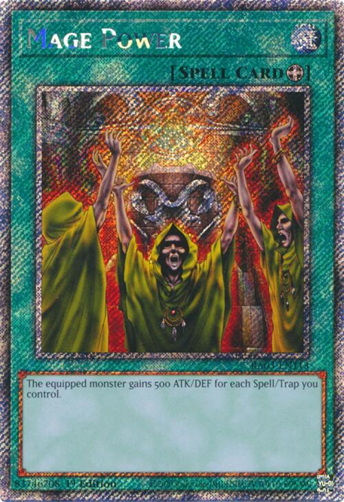 Mage Power (Platinum Secret Rare) [RA03-EN113] Platinum Secret Rare | Mega City Incorporated