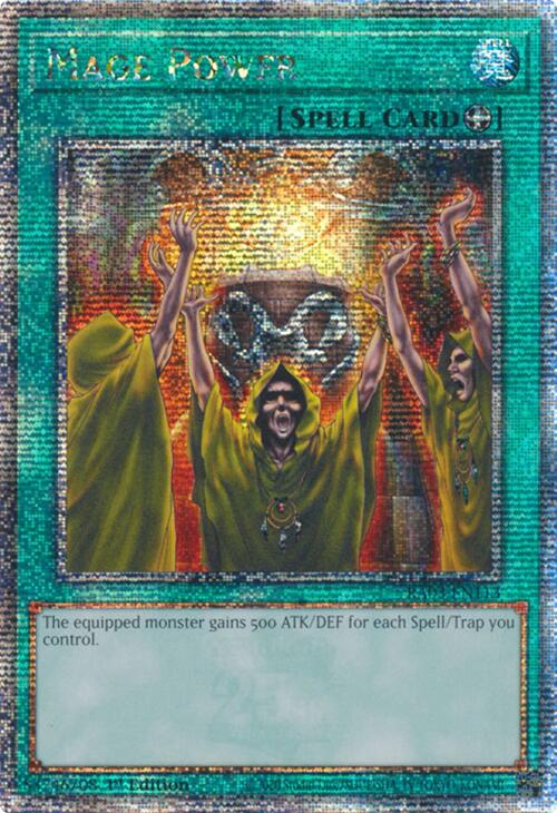 Mage Power (Quarter Century Secret Rare) [RA03-EN113] Quarter Century Secret Rare | Mega City Incorporated