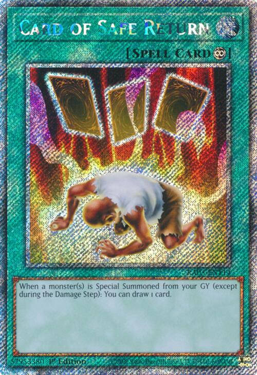 Card of Safe Return (Platinum Secret Rare) [RA03-EN114] Platinum Secret Rare | Mega City Incorporated