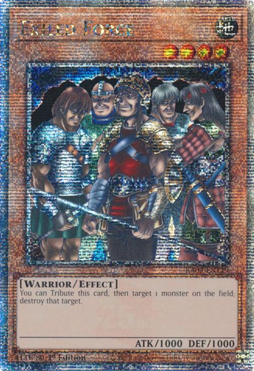 Exiled Force (Quarter Century Secret Rare) [RA03-EN119] Quarter Century Secret Rare | Mega City Incorporated