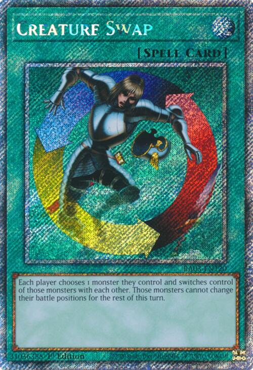 Creature Swap (Platinum Secret Rare) [RA03-EN120] Platinum Secret Rare | Mega City Incorporated