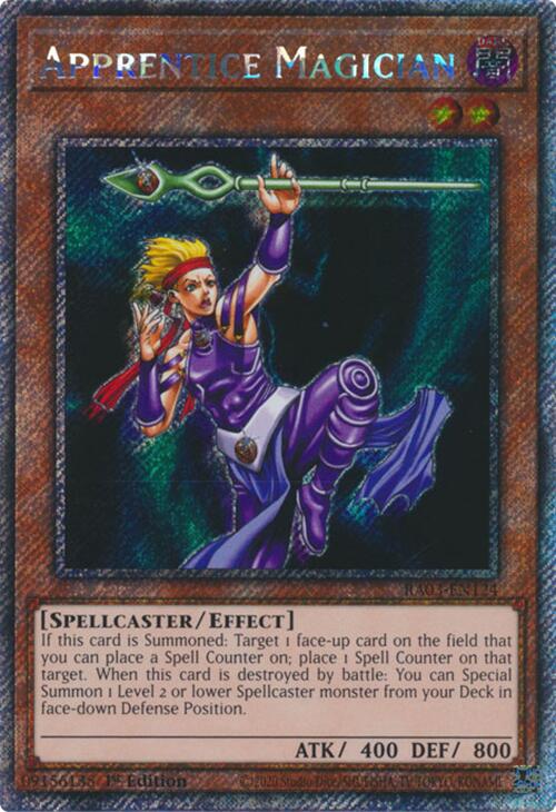 Apprentice Magician (Platinum Secret Rare) [RA03-EN124] Platinum Secret Rare | Mega City Incorporated