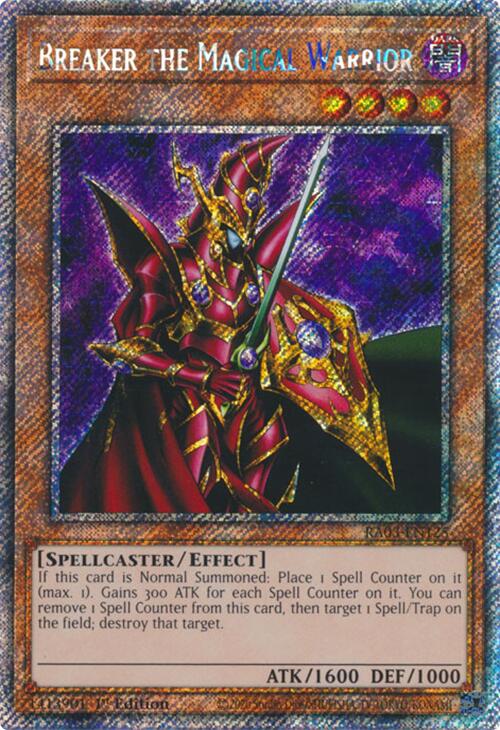 Breaker the Magical Warrior (Platinum Secret Rare) [RA03-EN125] Platinum Secret Rare | Mega City Incorporated