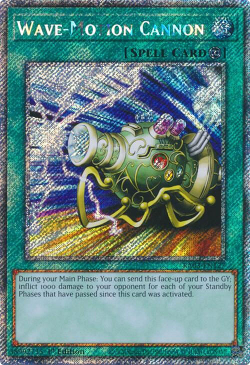 Wave-Motion Cannon (Platinum Secret Rare) [RA03-EN127] Platinum Secret Rare | Mega City Incorporated