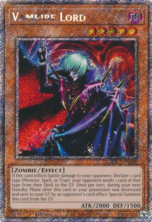 Vampire Lord (Platinum Secret Rare) [RA03-EN128] Platinum Secret Rare | Mega City Incorporated