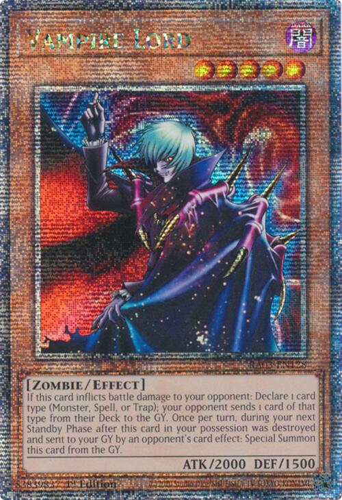 Vampire Lord (Quarter Century Secret Rare) [RA03-EN128] Quarter Century Secret Rare | Mega City Incorporated