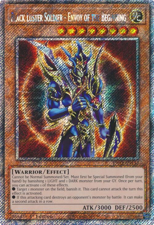 Black Luster Soldier - Envoy of the Beginning (Platinum Secret Rare) [RA03-EN132] Platinum Secret Rare | Mega City Incorporated