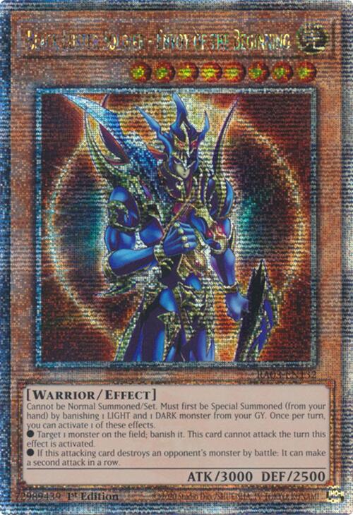 Black Luster Soldier - Envoy of the Beginning (Quarter Century Secret Rare) [RA03-EN132] Quarter Century Secret Rare | Mega City Incorporated