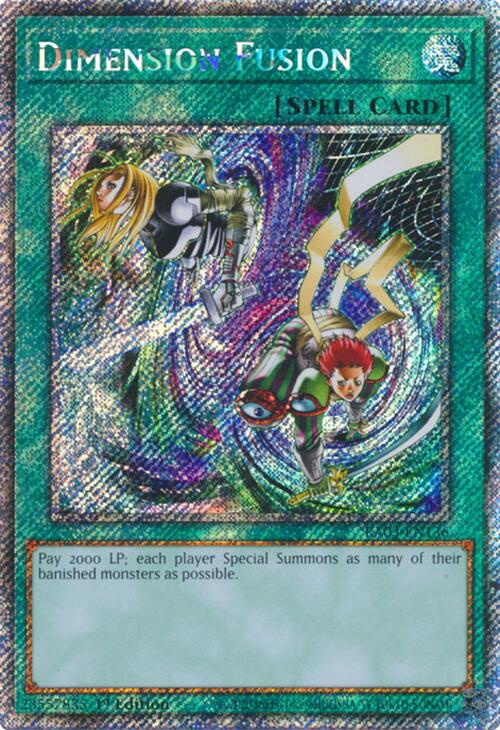 Dimension Fusion (Platinum Secret Rare) [RA03-EN136] Platinum Secret Rare | Mega City Incorporated