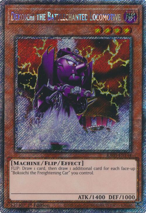 Dekoichi the Battlechanted Locomotive (Platinum Secret Rare) [RA03-EN144] Platinum Secret Rare | Mega City Incorporated