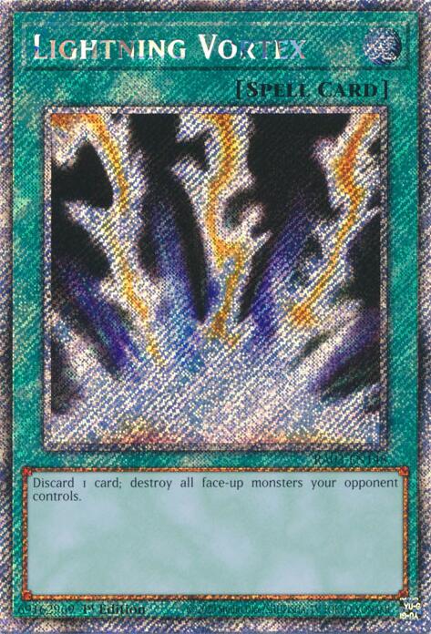 Lightning Vortex (Platinum Secret Rare) [RA03-EN148] Platinum Secret Rare | Mega City Incorporated