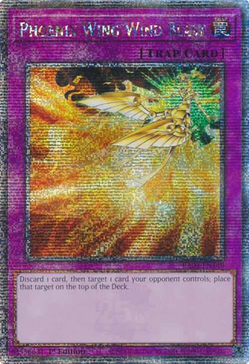 Phoenix Wing Wind Blast (Quarter Century Secret Rare) [RA03-EN149] Quarter Century Secret Rare | Mega City Incorporated