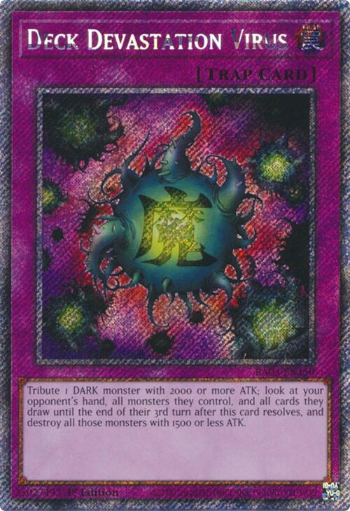 Deck Devastation Virus (Platinum Secret Rare) [RA03-EN150] Platinum Secret Rare | Mega City Incorporated