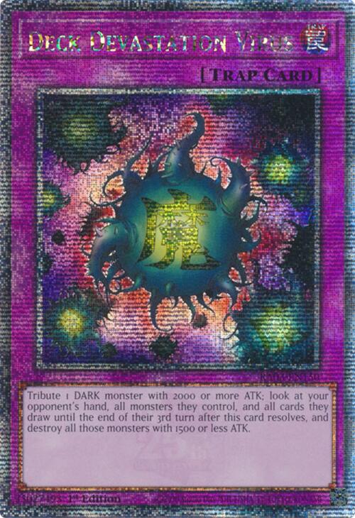 Deck Devastation Virus (Quarter Century Secret Rare) [RA03-EN150] Quarter Century Secret Rare | Mega City Incorporated