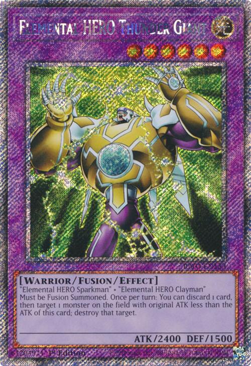 Elemental HERO Thunder Giant (Platinum Secret Rare) [RA03-EN153] Platinum Secret Rare | Mega City Incorporated