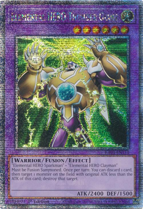 Elemental HERO Thunder Giant (Quarter Century Secret Rare) [RA03-EN153] Quarter Century Secret Rare | Mega City Incorporated