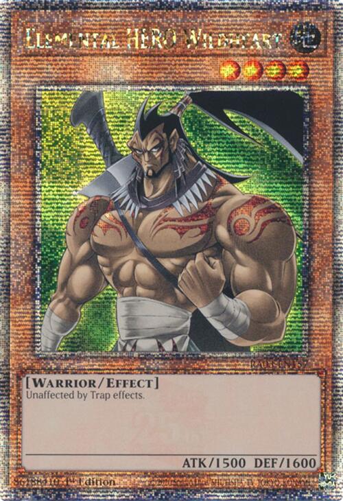 Elemental HERO Wildheart (Quarter Century Secret Rare) [RA03-EN157] Quarter Century Secret Rare | Mega City Incorporated