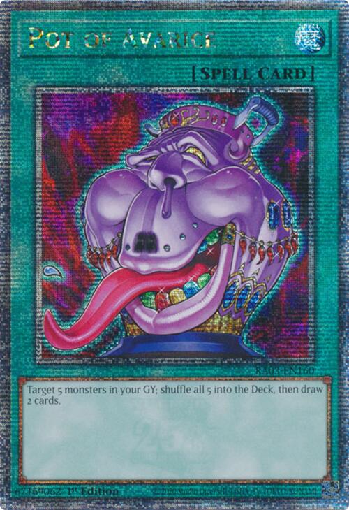 Pot of Avarice (Quarter Century Secret Rare) [RA03-EN160] Quarter Century Secret Rare | Mega City Incorporated