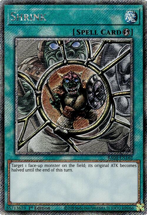 Shrink (Platinum Secret Rare) [RA03-EN162] Platinum Secret Rare | Mega City Incorporated