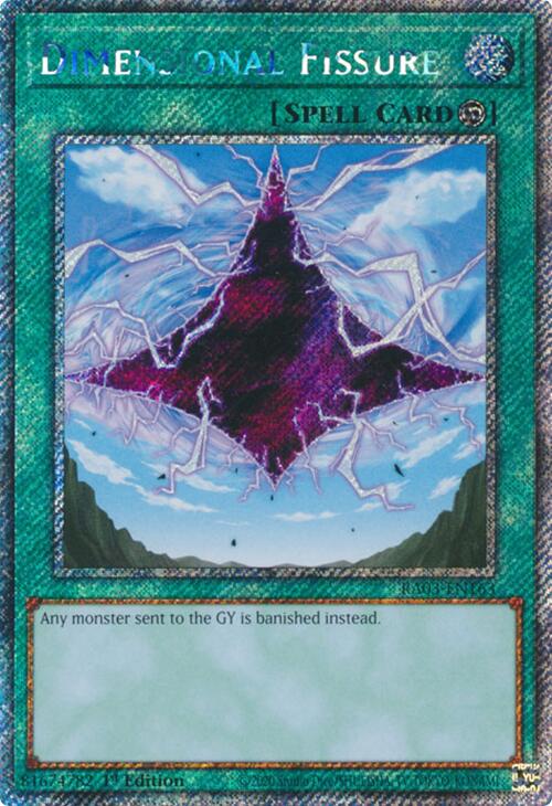 Dimensional Fissure (Platinum Secret Rare) [RA03-EN163] Platinum Secret Rare | Mega City Incorporated