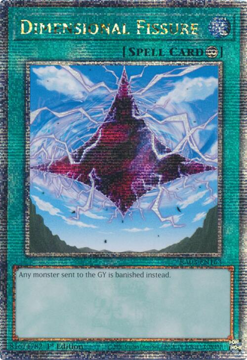 Dimensional Fissure (Quarter Century Secret Rare) [RA03-EN163] Quarter Century Secret Rare | Mega City Incorporated