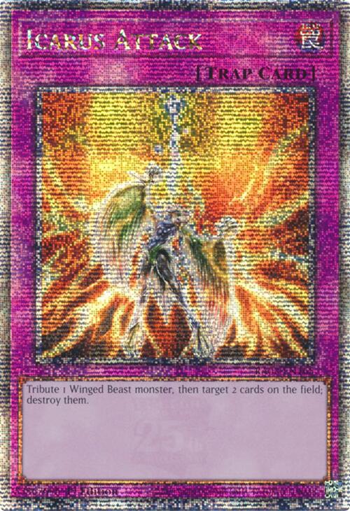 Icarus Attack (Quarter Century Secret Rare) [RA03-EN165] Quarter Century Secret Rare | Mega City Incorporated